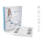 AMILA Fitbody 10 Pro Smart Ζυγαριά με Λιπομετρητή & Bluetooth σε Λευκό χρώμα